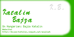 katalin bajza business card